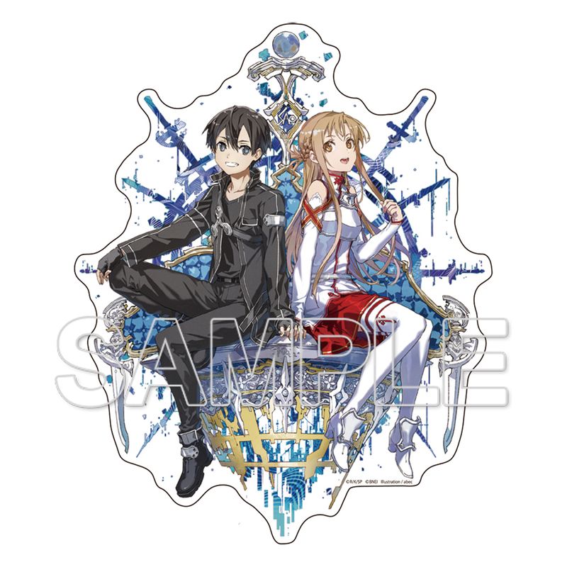 ソードアート・オンライン_ゲーム10周年記念 デカステッカー キリト