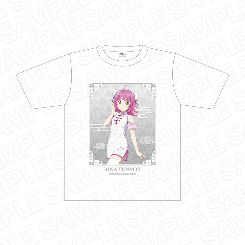 ラブライブ！虹ヶ咲学園スクールアイドル同好会_Tシャツ 天王寺璃奈 チャイナ服 ver