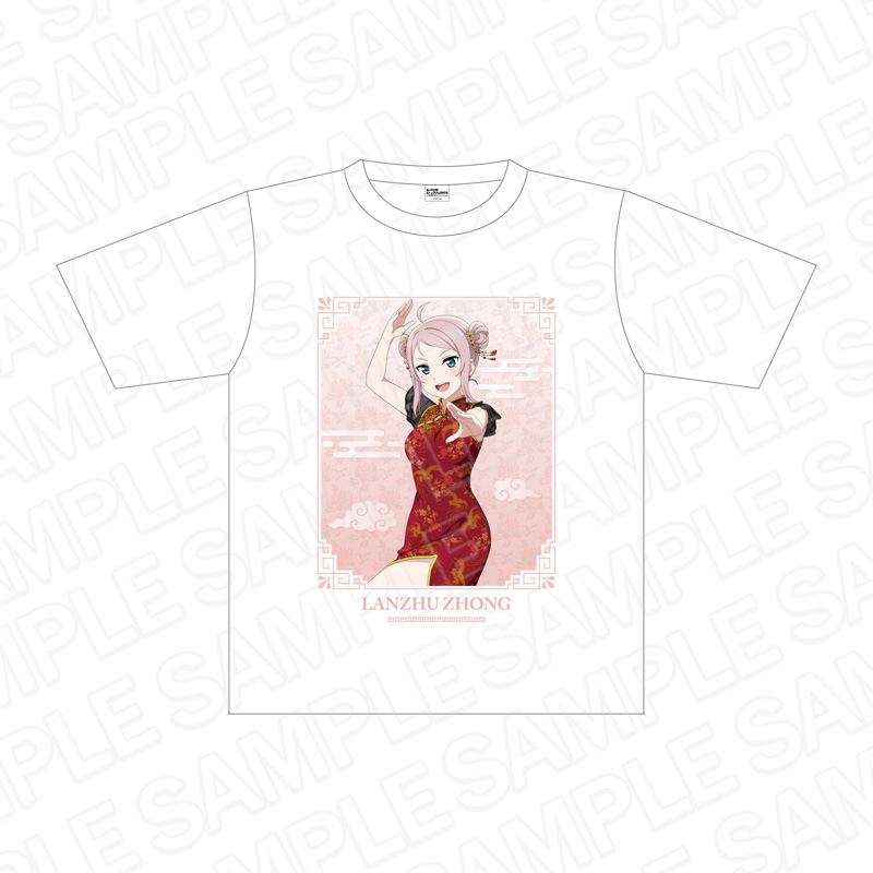 ラブライブ！虹ヶ咲学園スクールアイドル同好会_Tシャツ 鐘 嵐珠 チャイナ服 ver