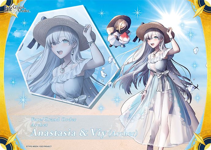 FGO アナスタシア　プレイマット　リン　ユウ　コミケ Fate/Grand Order_キャラクター万能ラバーマット 「アーチャー
