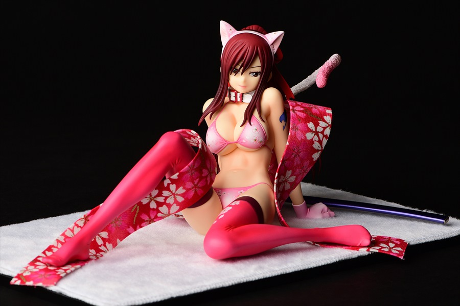 FAIRY TAIL_エルザ・スカーレット・桜猫Gravure_Style