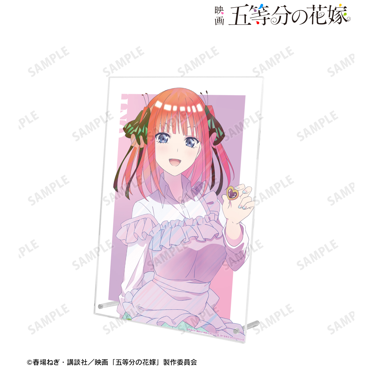 映画 五等分の花嫁_描き下ろしイラスト 中野二乃 制服エプロンver. Ani-Art clear label A4アクリルパネル