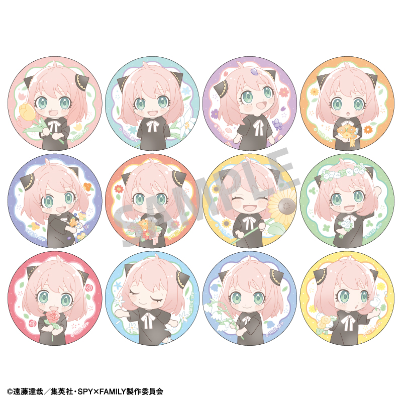 SPY×FAMILY_トレーディング缶バッジ_フラワリー【BOX】