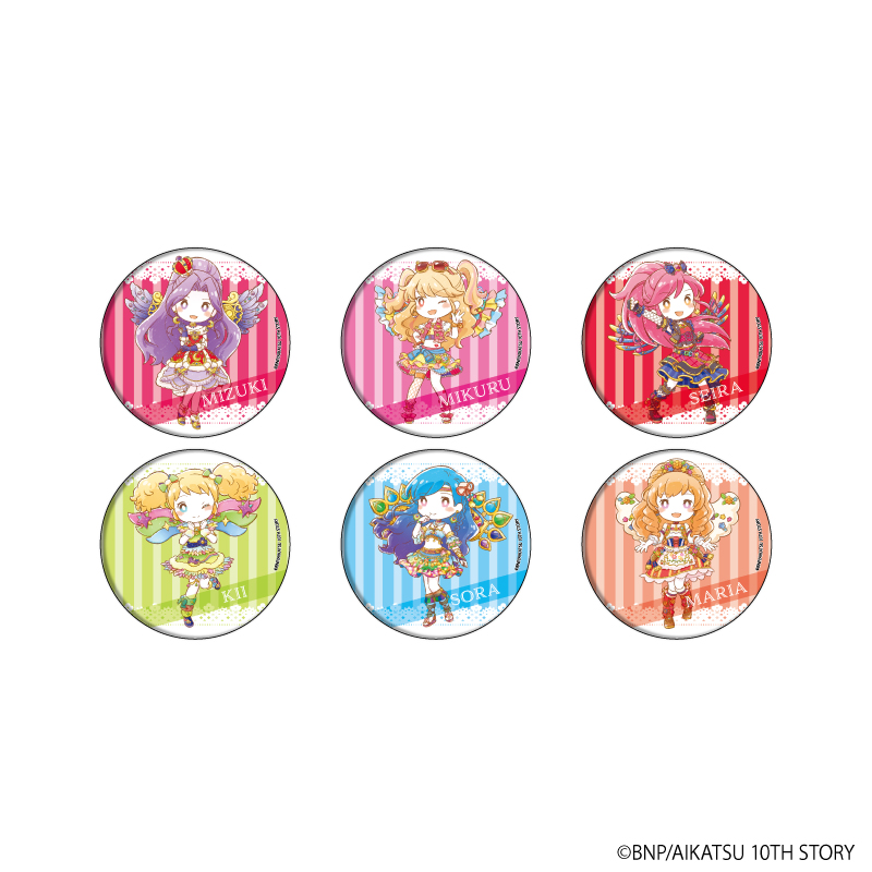 アイカツ！_ホログラム缶バッジ(65mm)01/ボックス(全7種)(描き下ろし