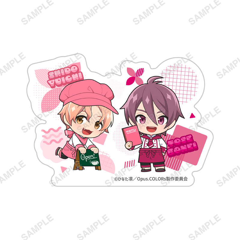 Opus.COLORs_SugarDiaコラボ ペアステッカー 織堂優一＆登世康平
