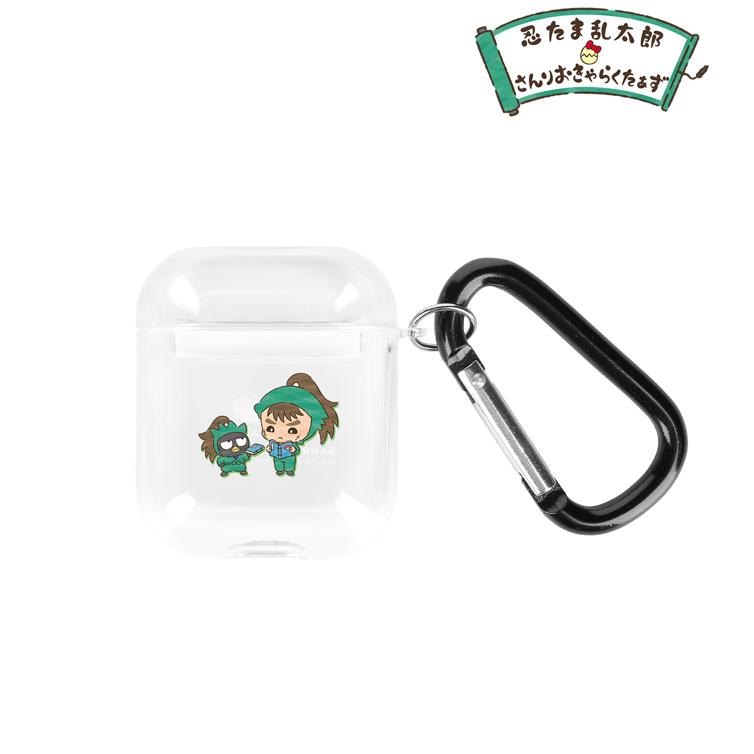 忍たま乱太郎×サンリオキャラクターズ_(対応機種/AirPods)_中在家長次×バッドばつ丸 AirPodsケース
