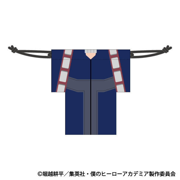 僕のヒーローアカデミア ヒロアカ_コスチューム風巾着／轟 焦凍