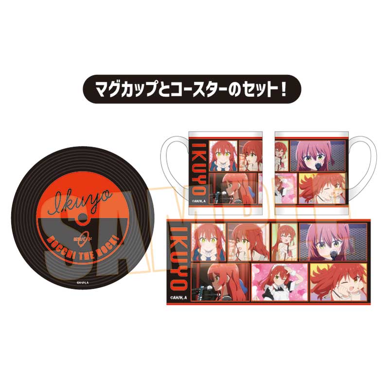 ぼっち・ざ・ろっく！_マグカップ+コースターセット/喜多 郁代