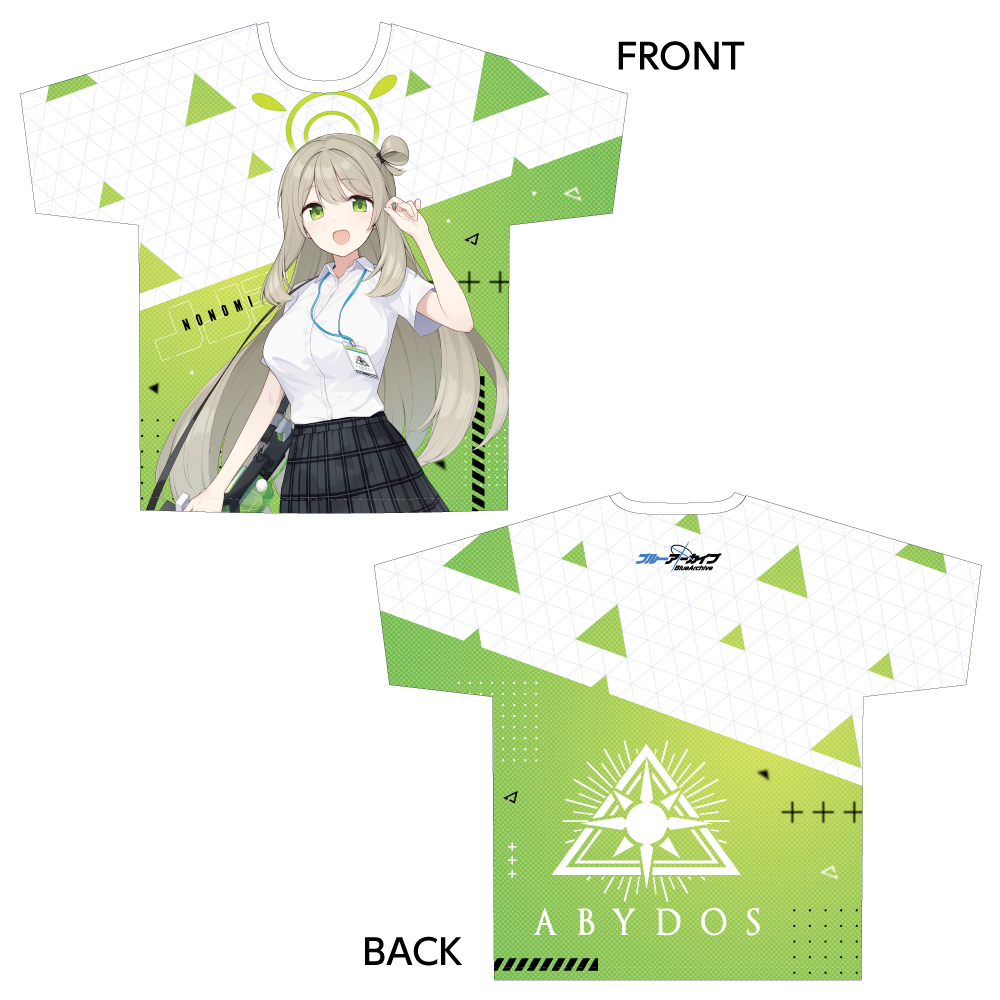 ブルーアーカイブ -Blue Archive-_(XLサイズ)_描き下ろしフルグラフィックTシャツ / ノノミ