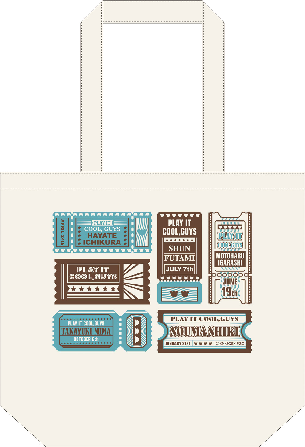 クールドジ男子_デイリートートバッグ