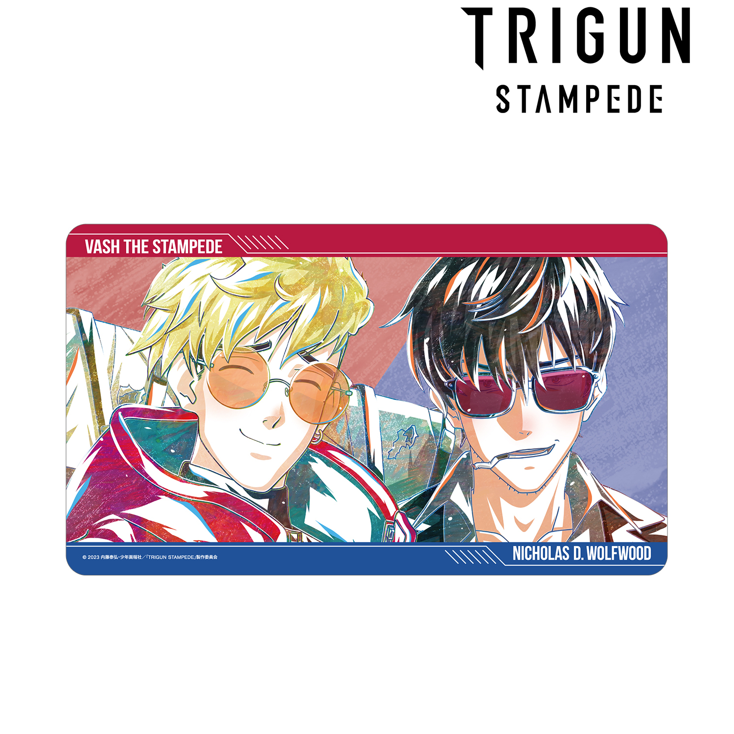 TRIGUN_ヴァッシュ&ニコラス Ani-Art マルチデスクマット