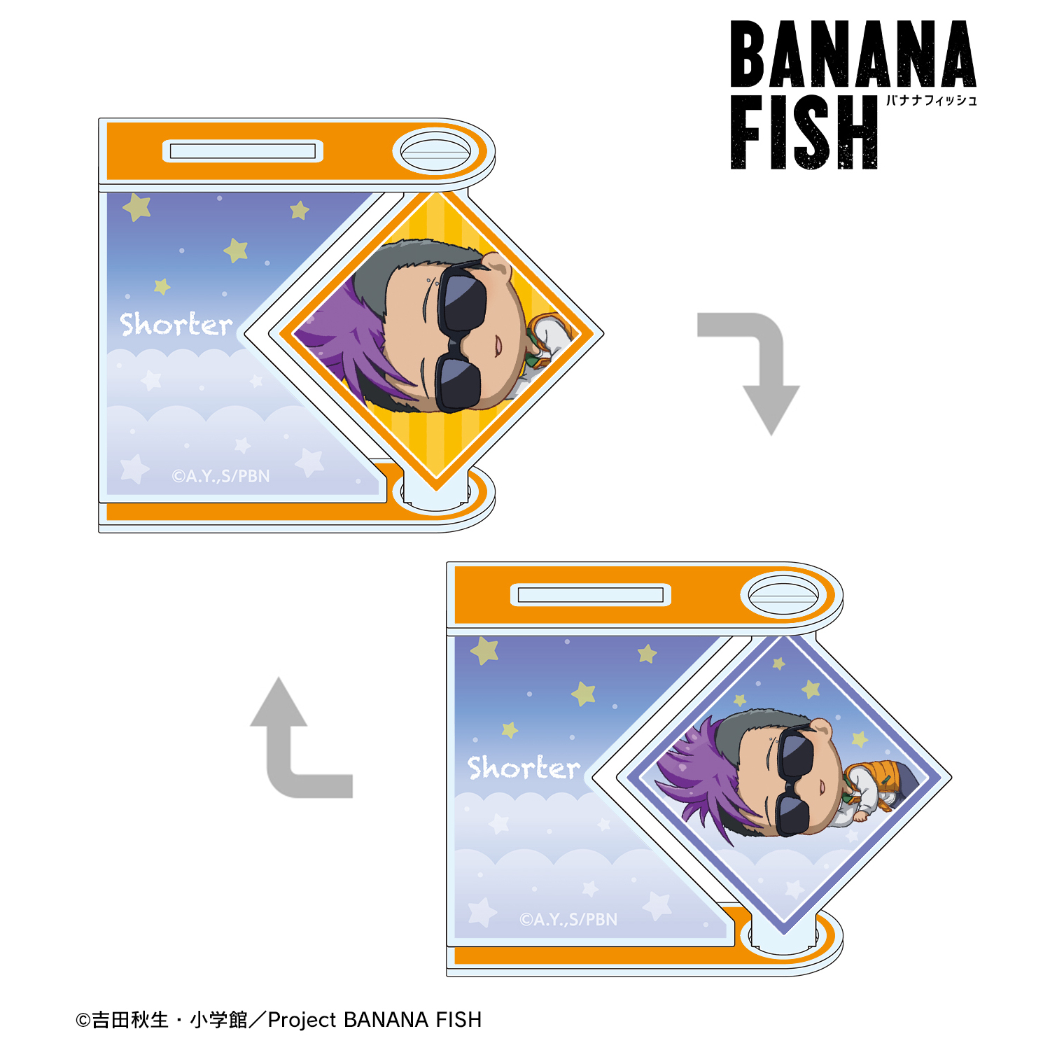 BANANA FISH_ショーター・ウォン ちびころ くるくるアクリルスタンド