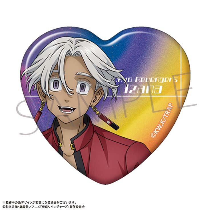 東京リベンジャーズ 缶バッジ Ver.4 黒川イザナ C KBAN-T012-m19