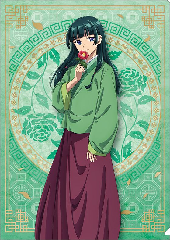 薬屋のひとりごと_クリアファイル／猫猫、花 | 薬屋のひとりごと公式