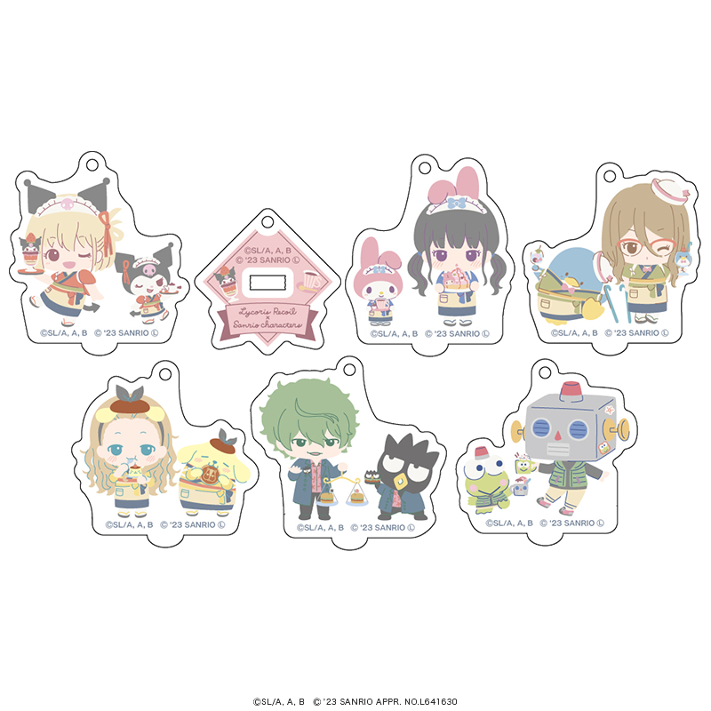 リコリス・リコイル×サンリオキャラクターズ_ミニアクリルスタンド