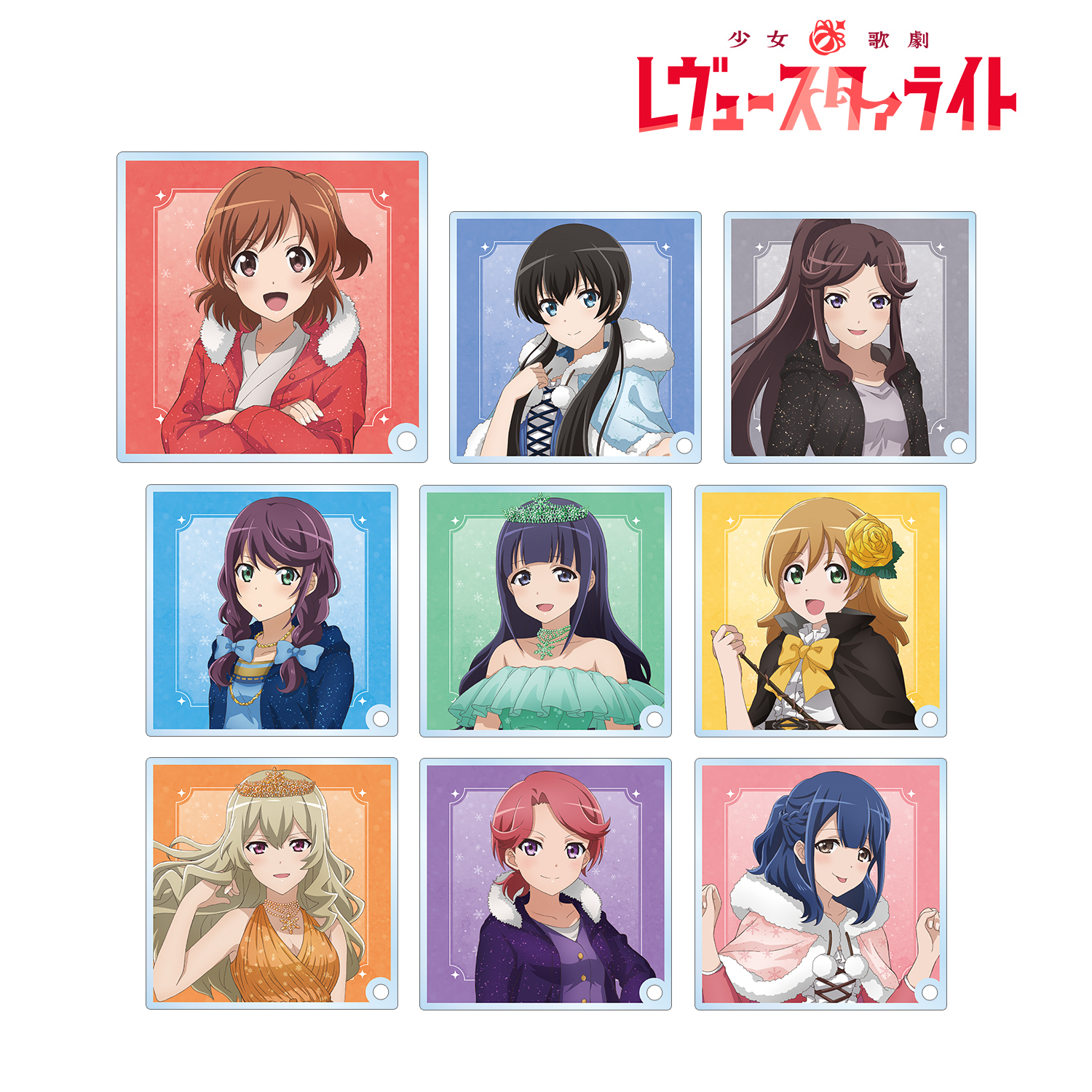 少女☆歌劇 レヴュースタァライト_アニメ放送5周年記念 描き下ろし SNOW QUEENver. トレーディングアクリルスタンドパネル(単位/BOX)