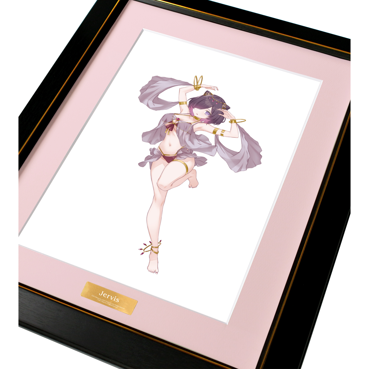 アズールレーン_ 描き起こしイラスト ジャーヴィス 踊り子ver