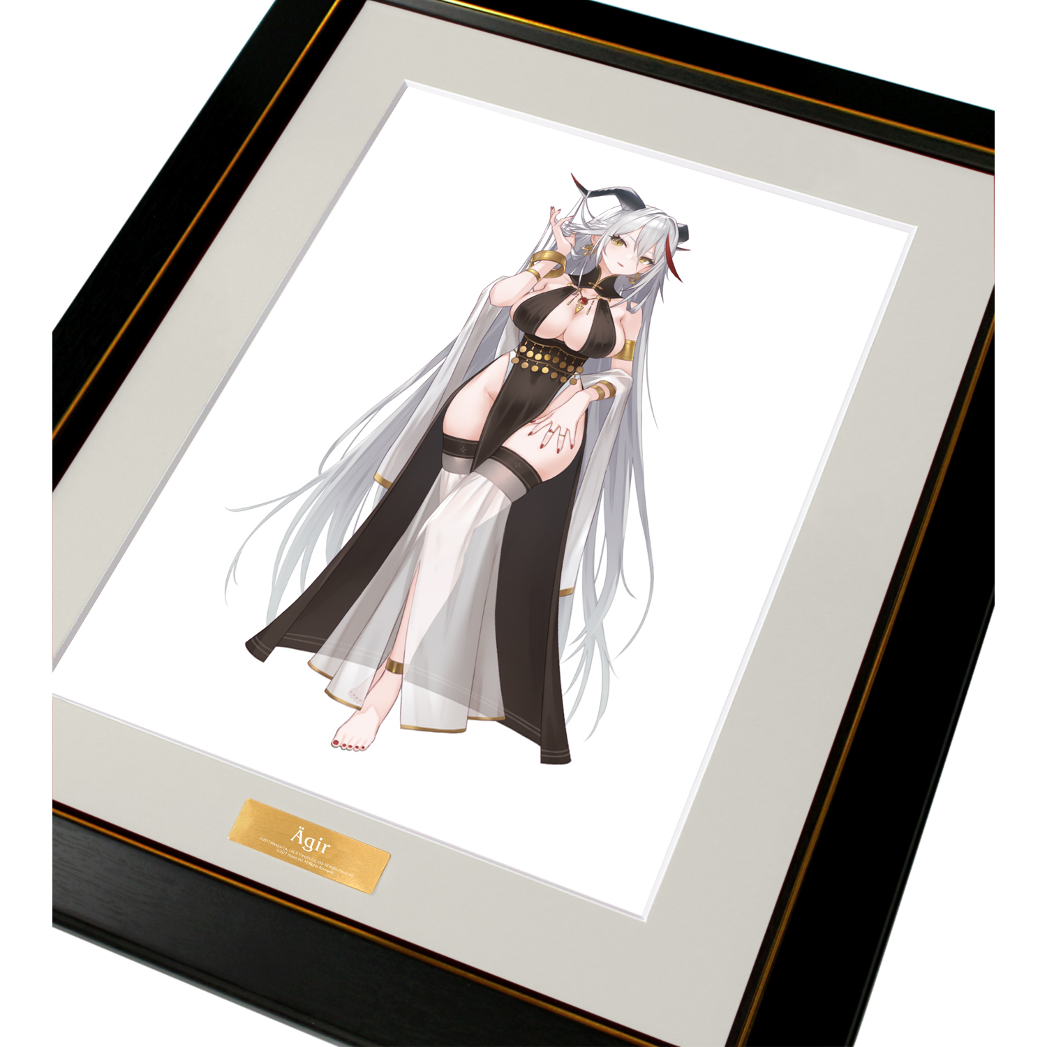 アズールレーン_ 描き起こしイラスト エーギル 踊り子ver