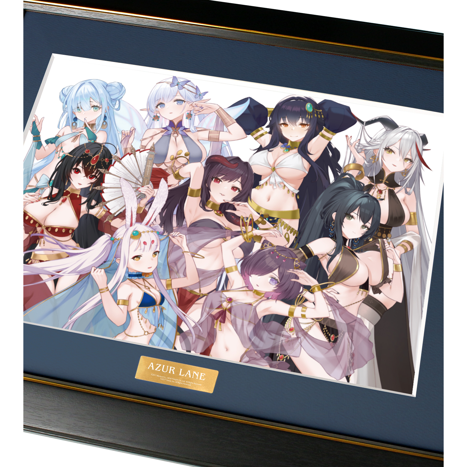 アズールレーン_ 描き起こしイラスト 集合 踊り子ver. キャラ