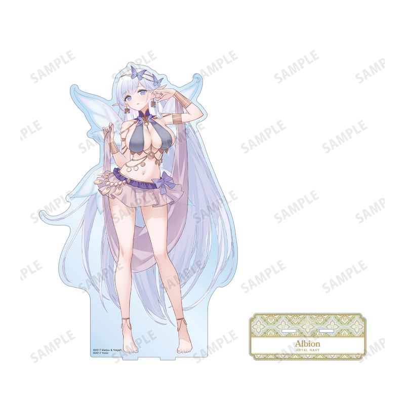 アズールレーン アクリルスタンド　踊り子 3種セット アズールレーン_ 描き起こしイラスト アルビオン 踊り子ver. 1/7