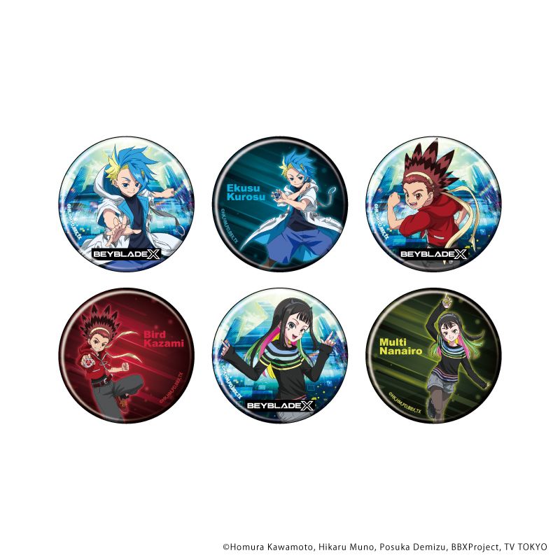 BEYBLADE X_缶バッジ01/ボックス(全6種)(公式イラスト) | BEYBLADE公式