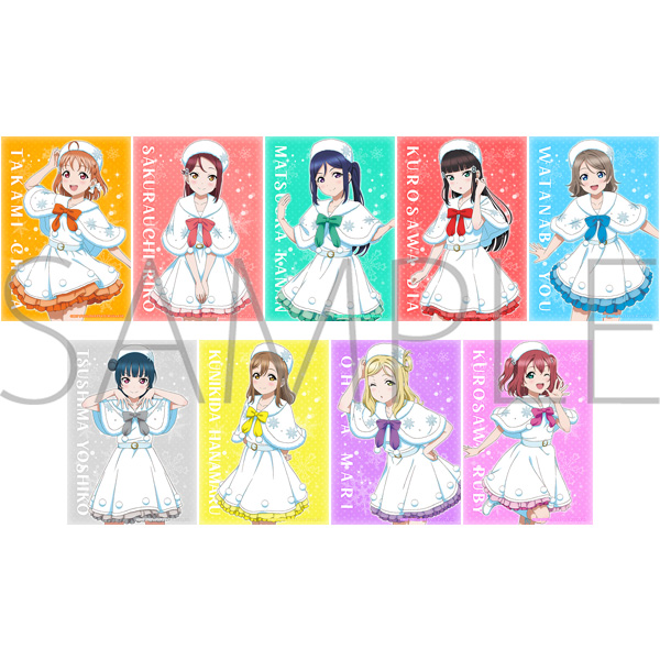 ラブライブ！サンシャイン!!_ブロマイドコレクション【BOX／9パック入り】