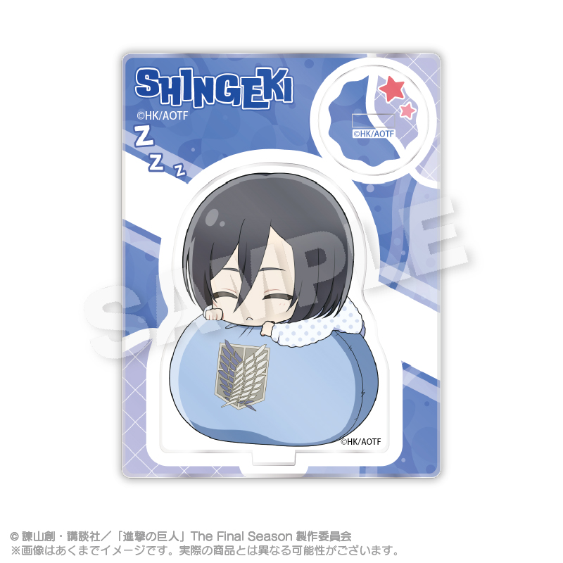 進撃の巨人_ふわみんアクリルマスコット ミカサ・アッカーマン