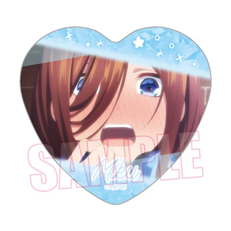 五等分の花嫁∽_メモリーズハート缶バッジ/中野 三玖A | 公式