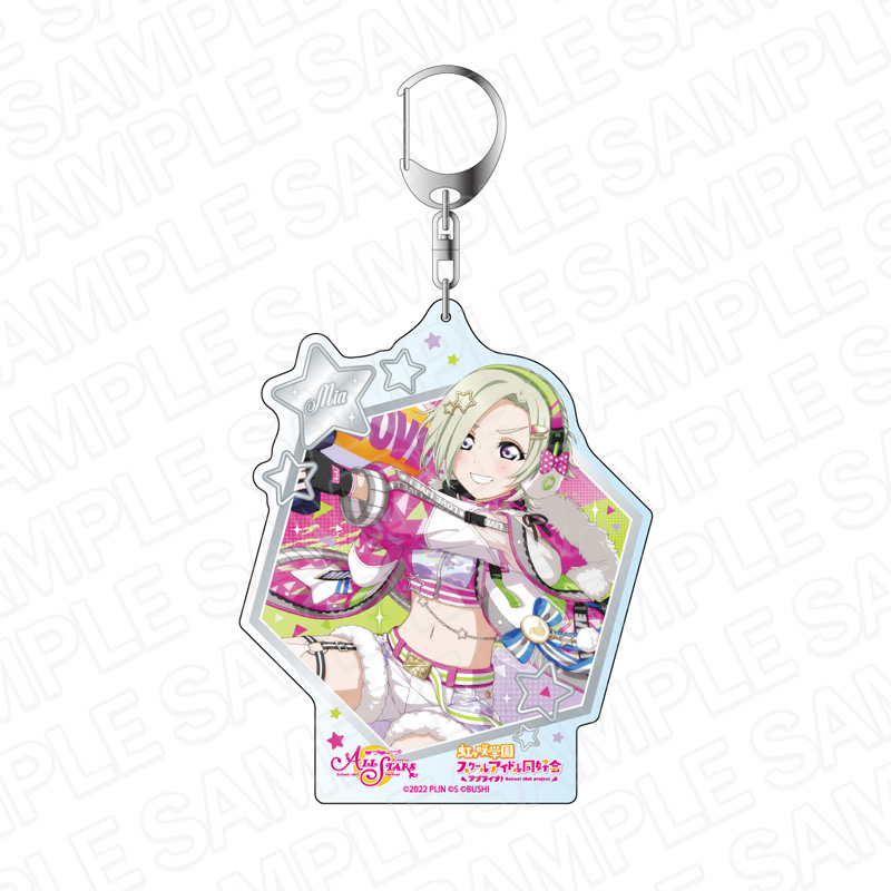 ラブライブ!スクールアイドルフェスティバル ALL STARS_デカキーホルダー ミア・テイラー ウインター・フェスティバル ver