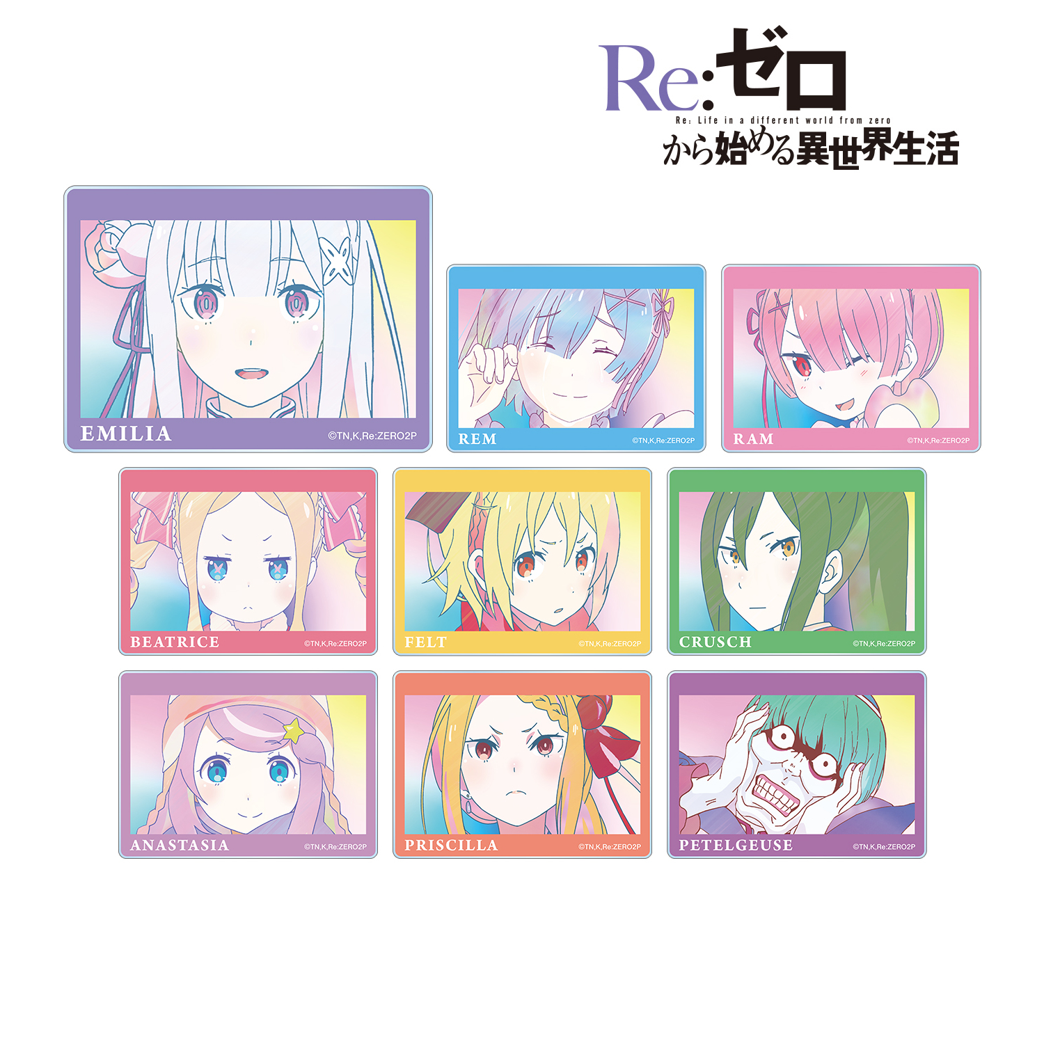 Re:ゼロから始める異世界生活 リゼロ_トレーディング Ani-Art clear label アクリルカード(単位/BOX)【コンプリートBOX】