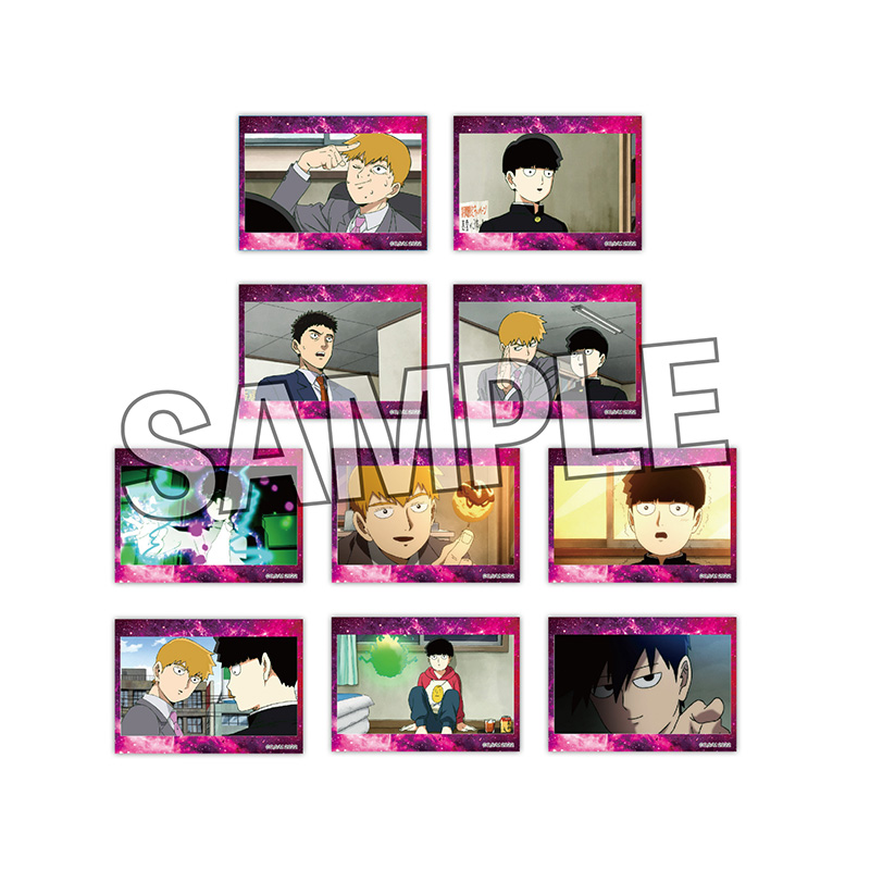 モブサイコ100_ホロステッカー コレクション　BOX1　【BOX／1パック2枚入り】