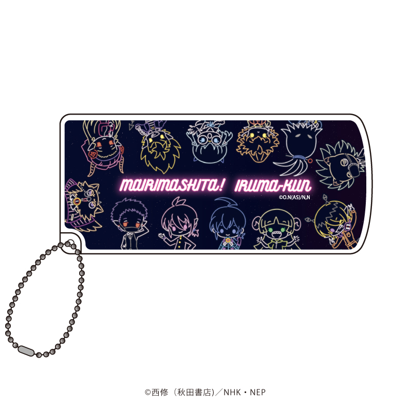 魔入りました！入間くん まいりました入間くん 魔入間_スライド式小物ケース01/集合(ネオンサインアートイラスト)