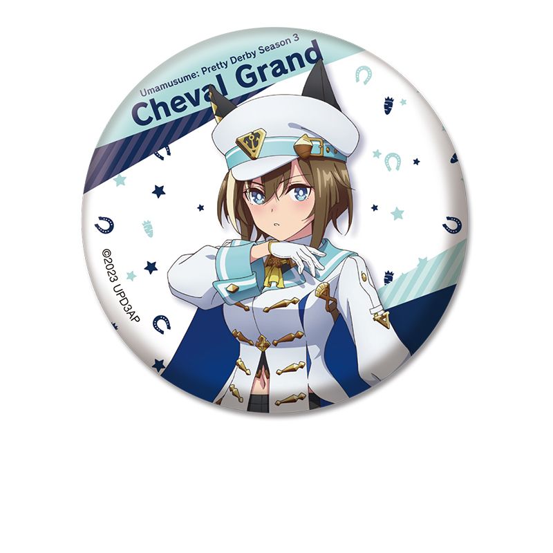 ウマ娘 シュヴァルグラン 公式缶バッジ 制服Ver. 74点 ウマ娘