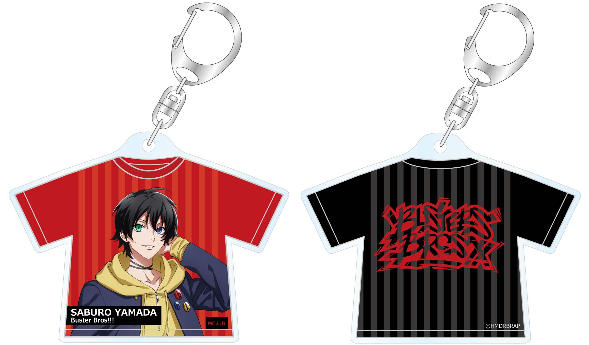 ヒプノシスマイク_Tシャツアクリルキーホルダー　山田三郎