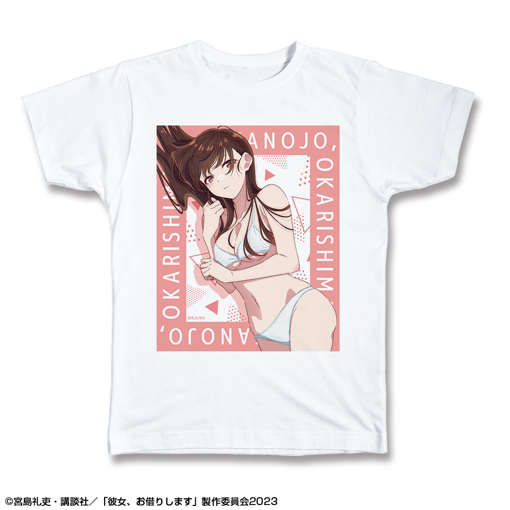 彼女、お借りします_XLサイズ_Tシャツ デザイン01(水原千鶴)