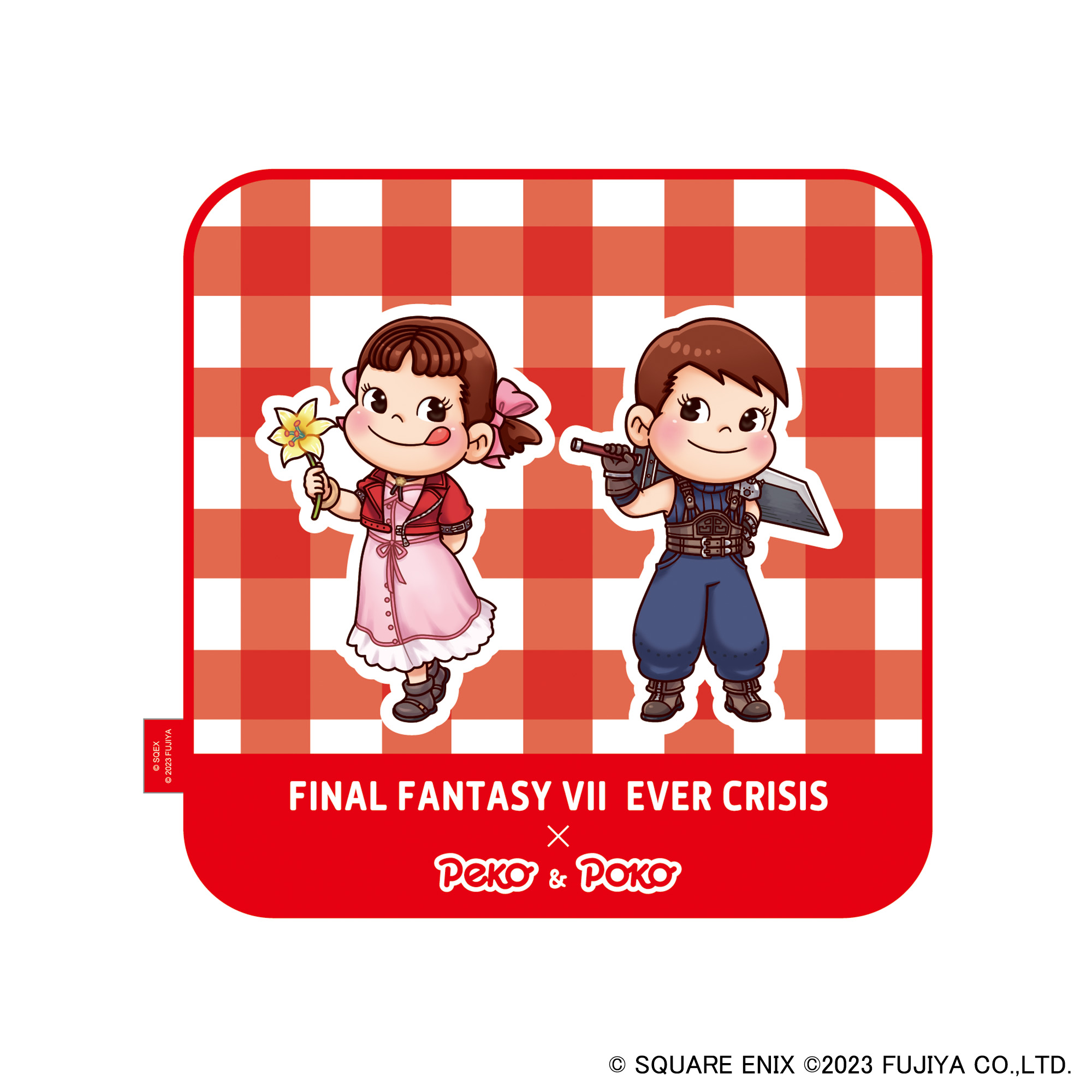 FINAL FANTASY VII EVER CRISIS×Peko & Poko_ハンカチ ペコ&ポコ