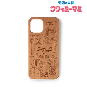 마법의 천사 크리미 마미_(대상 기종/iPhone XR)_모티브 무늬 우드 iPhone 케이스