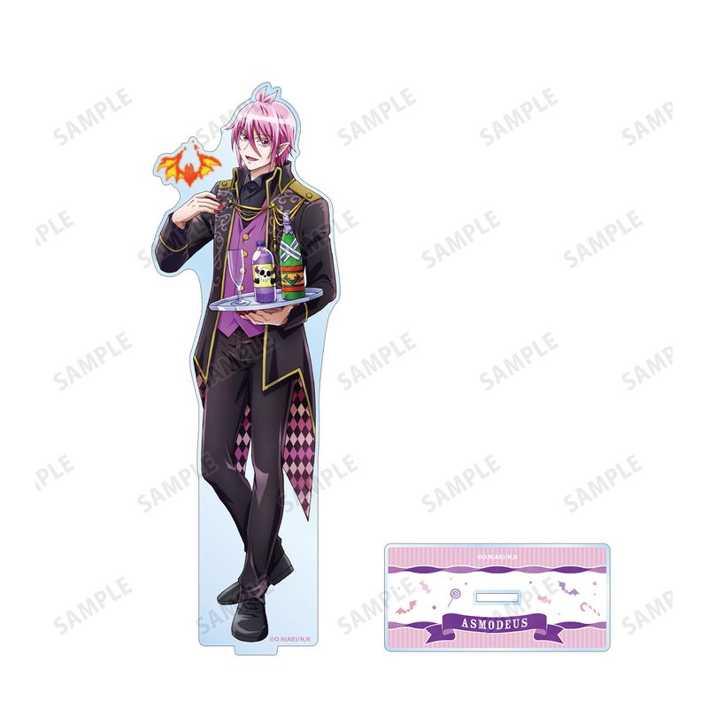 魔入りました!入間くん アスモデウス・アリス アクリルスタンド 缶バッジ セット 魔入りました！入間くん_描き下ろしイラスト アスモデウス・アリス