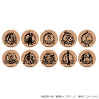 ワンピース お台場新大陸 コルクコースター 8種類セット ONE PIECE_コルクコースター01/麦わらの一味 ボックス(全10種
