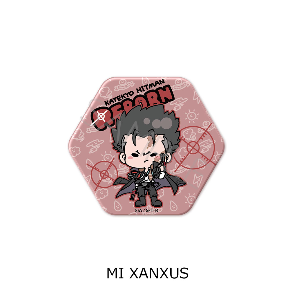 家庭教師ヒットマンREBORN!_六角形缶バッジ MI XANXUS