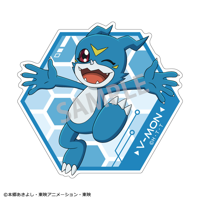 デジモンアドベンチャー02 アクリルコースター プロフィールキーホルダー デジモンアドベンチャー02_アクリルコースター _ ブイモン
