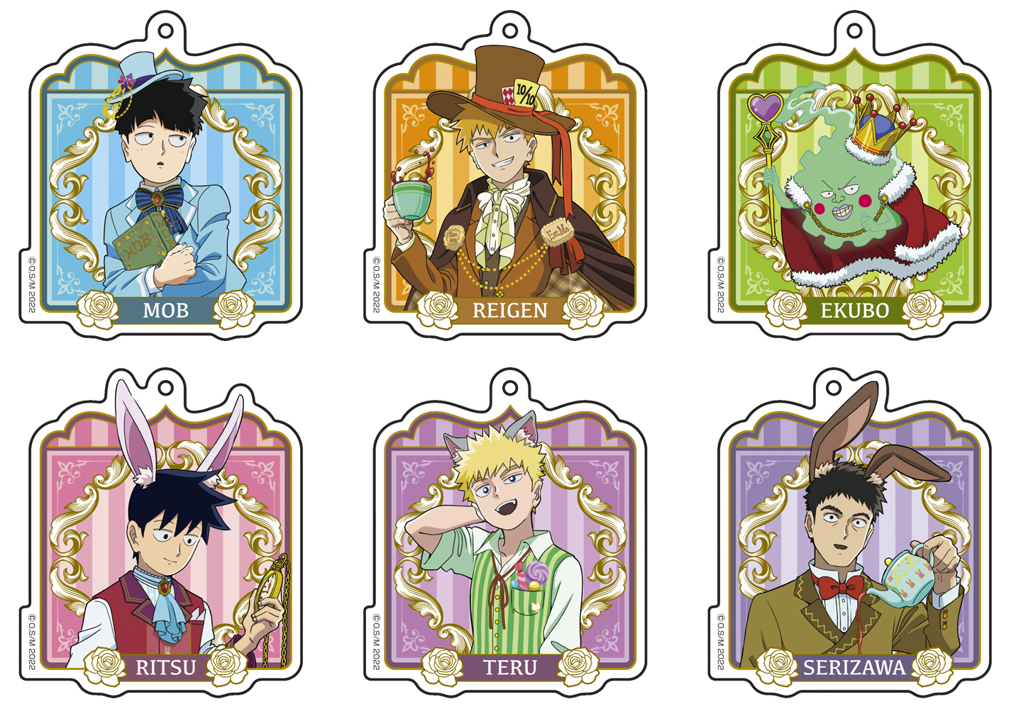 モブサイコ100 ?_描き下ろしアクリルキーホルダーコレクション【不思議の国のアリスver.】【BOX】【コンプリートBOX】