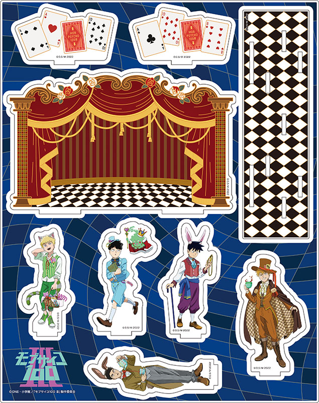 モブサイコ100 Ⅲ_描き下ろしアクリルジオラマ【不思議の国のアリスver.】