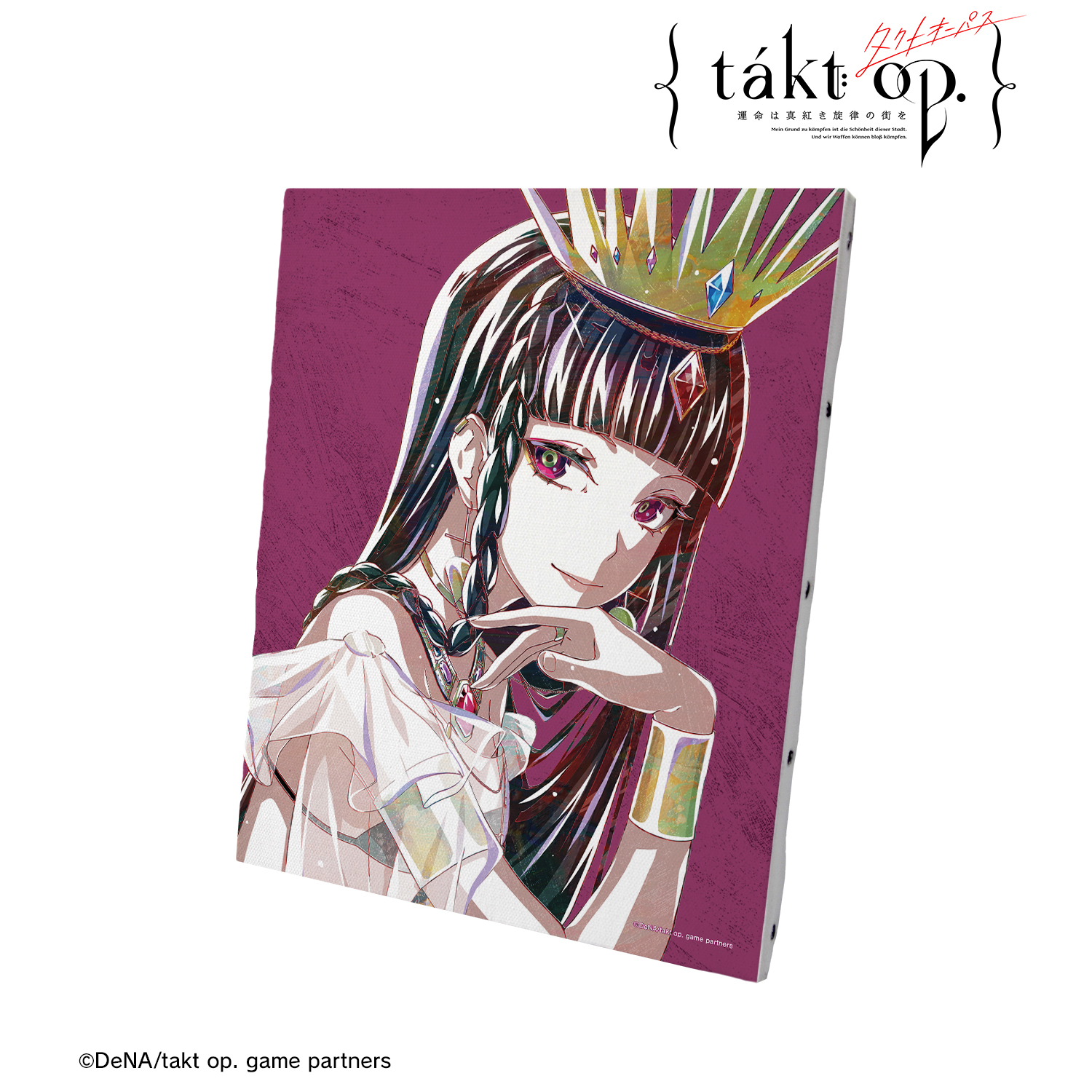 takt op. 運命は真紅き旋律の街を_ シバの女王ベルキス Ani-Art キャンバスボード