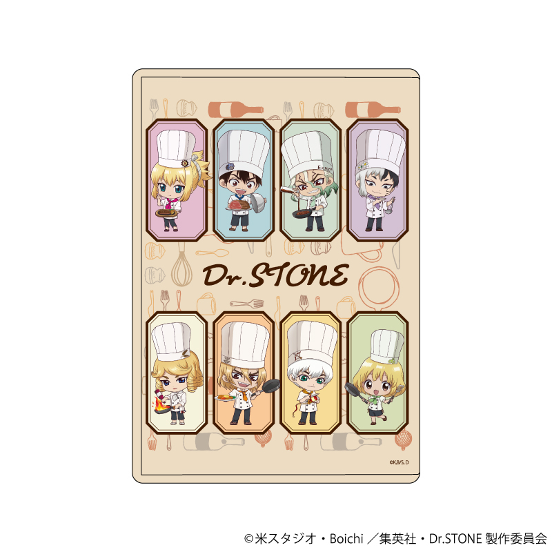 Dr.STONE_キャラクリアケース13/コマ割りデザイン(ミニキャライラスト)