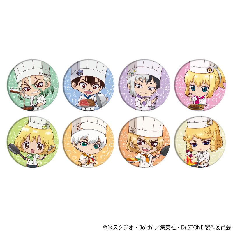Dr.STONE_缶バッジ20/ボックス(全8種)(ミニキャライラスト
