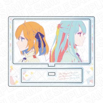 転生王女と天才令嬢の魔法革命　缶バッジ　アクリルスタンド　セット 転天』の衣装交換ver.オンラインくじが来年1/19まで販売