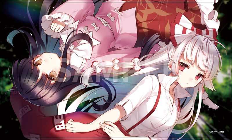 藤原妹紅 プレイマット 東方Project_クリエイターズプレイマット 7 藤原妹紅&蓬莱山輝夜