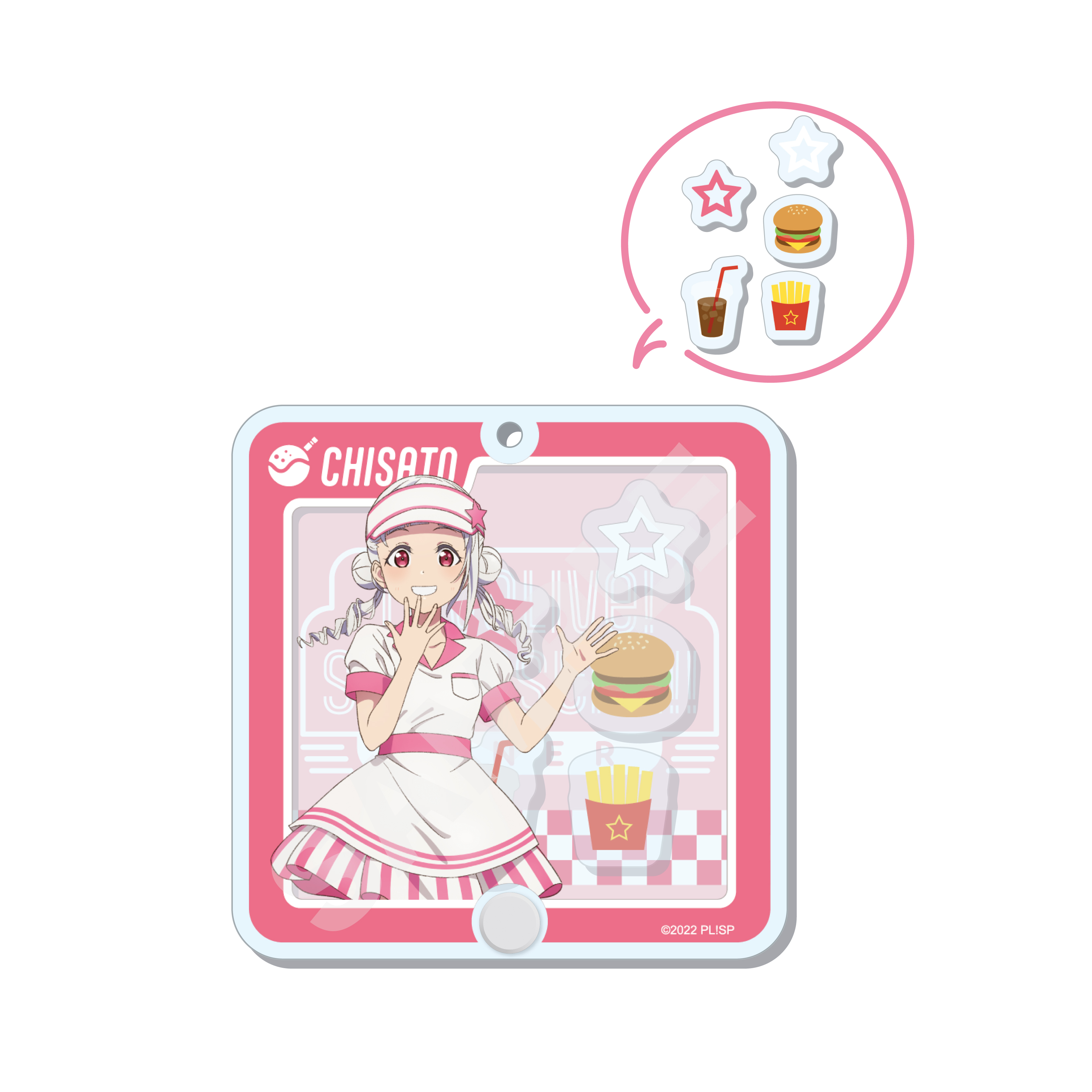 ラブライブ！スーパースター!!_シャカシャカアクキー /C 嵐 千砂都