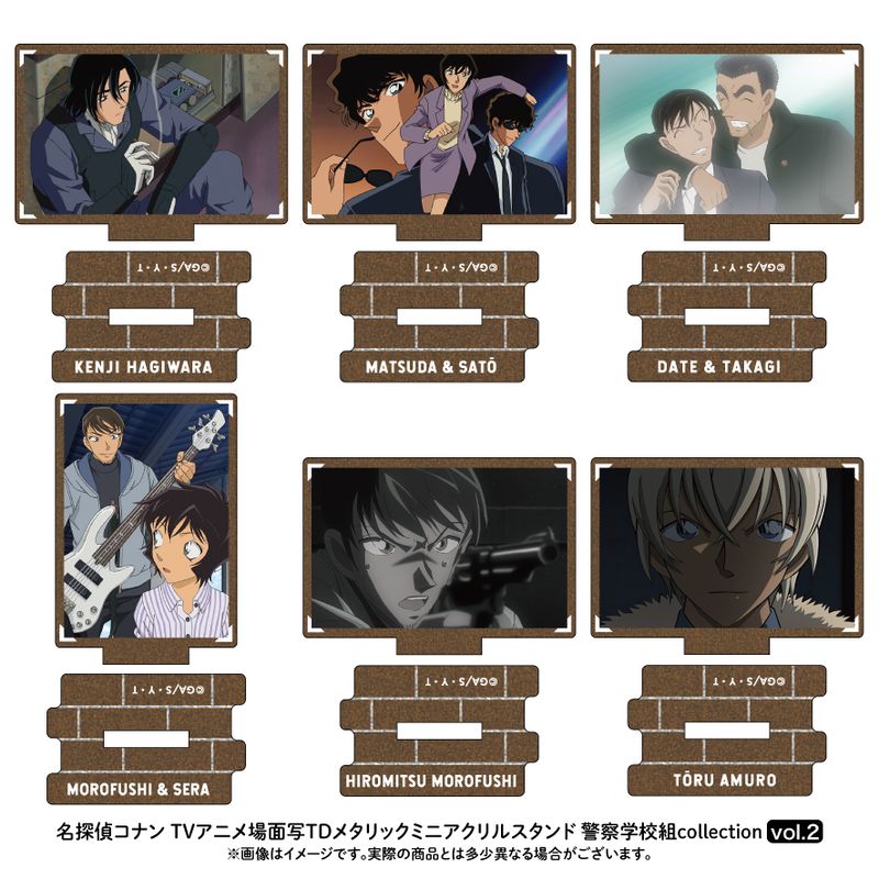 名探偵コナン_場面写トレーディングメタリックミニアクリルスタンド
